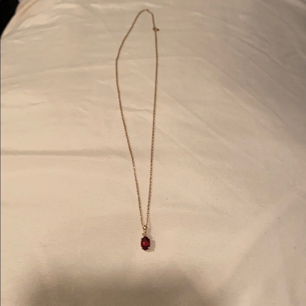 Garnet necklace